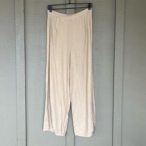 OPIA Cropped Linen Pants M
